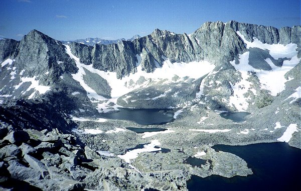 Upper Gardiner Basin from South Face Mt Cotter
