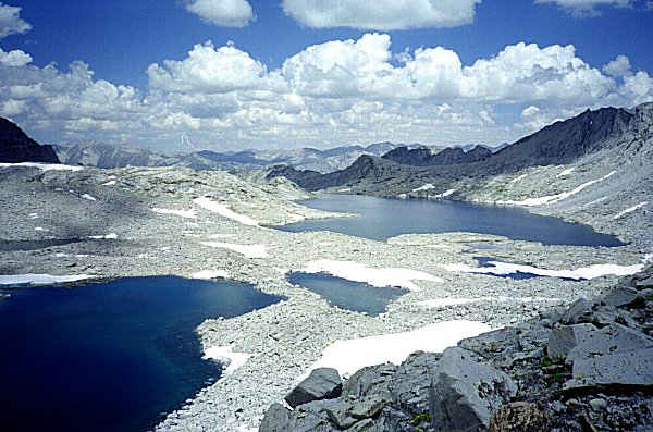 Gardiner Basin from Sixty Lakes Col